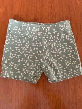 🍓3/$10 Joe Fresh Green and White Polka Dot Kids Shorts size 4T